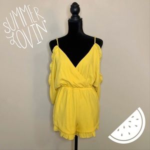 Gianni Bini Yellow Romper